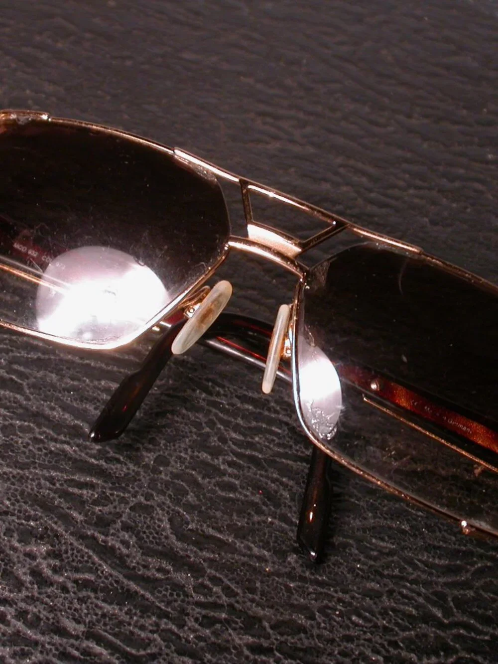 Cazal 932 Big Gold shades Sunglasses Made in Germany Frame Only